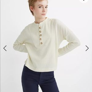 Madewell Texture and Thread Cotton Henley